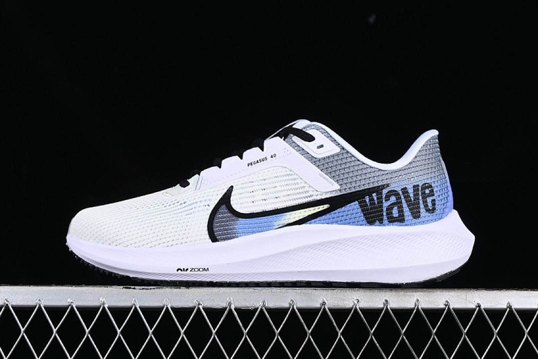 Nike [DV3853-102]-[AIR ZOOM PEGASUS 40 WHITE/BLACK/GREY/BLUE]-[MAN:39-46] - Image 2