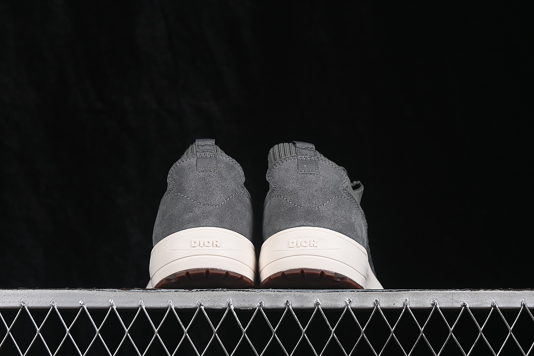 Dior [LOUNGE LACE UP CASUAL LIFE SHOES CONCRETE GREY/GREY]-[MAN:40-45] - Image 12