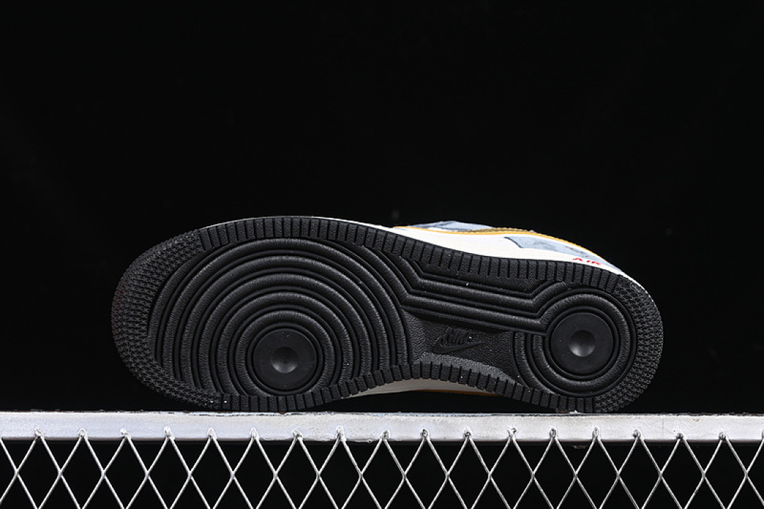 Nike [XZ2025-688]-[AIR FORCE 1 07 LOW WHITE/GREY/BLUE/GOLD/RED]-[WOMAN:36-39]-[MAN:40-45] - Image 15