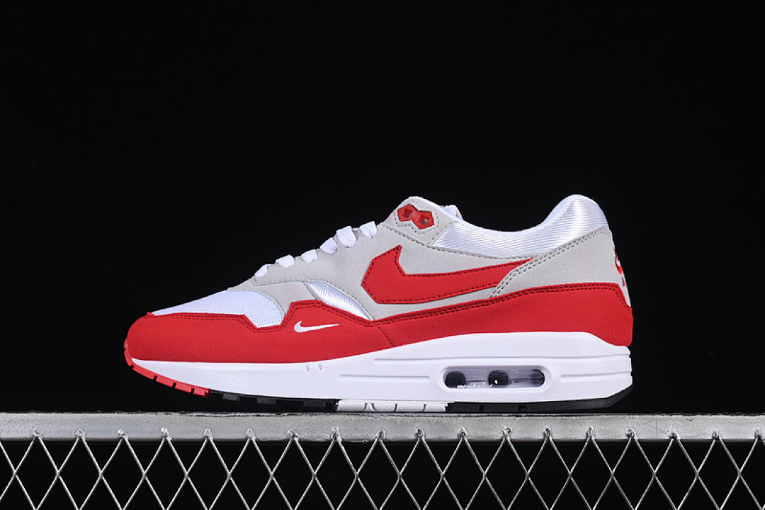 Nike AIR MAX 1 UNIVERSITY RED/WHITE/NEUTRAL GREY · HQ5882-100, photo 1