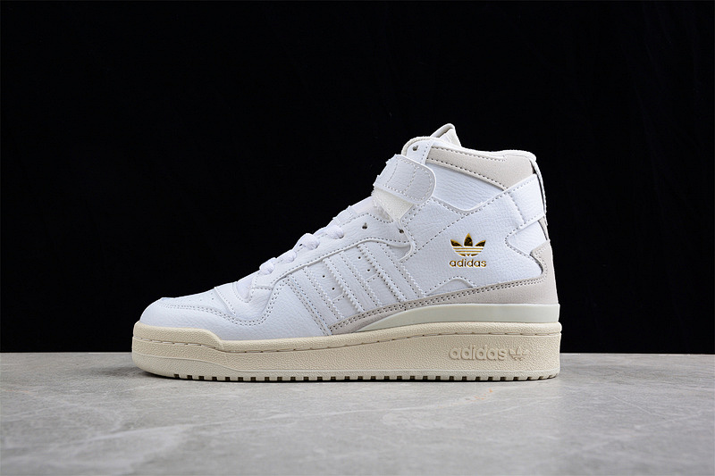 FORUM 84 HIGH SHOES CLOUD WHITE/WHITE TINT/GLORY GREEN · Q46367, photo 1