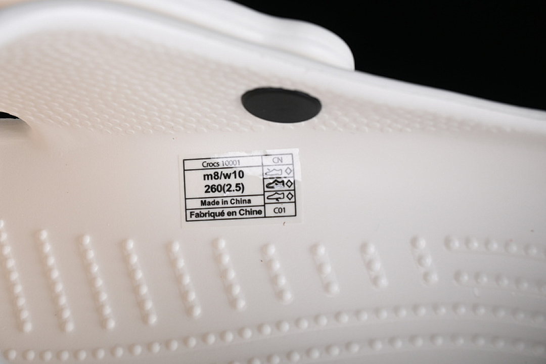 Crocs [CROCS DUAL PURPOSE BEACH HOLE SANDALS WHITE]-[WOMAN:34-39]-[MAN:40-46] - Image 3