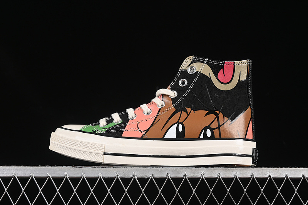 Converse [A15110C]-[TOM & JERRY X CHUCK TAYLOR ALL STAR HIGH BLACK/MULTI/EGRET]-[UNISEX:35-44], photo 1