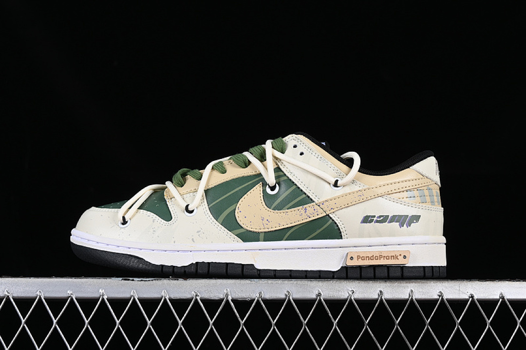 Unbranded [DV0831-002]-[DUNK LOW SB WHITE/BEIGE/GREEN/BROWN]-[WOMAN:35.5-39]-[MAN:40-46], photo 1