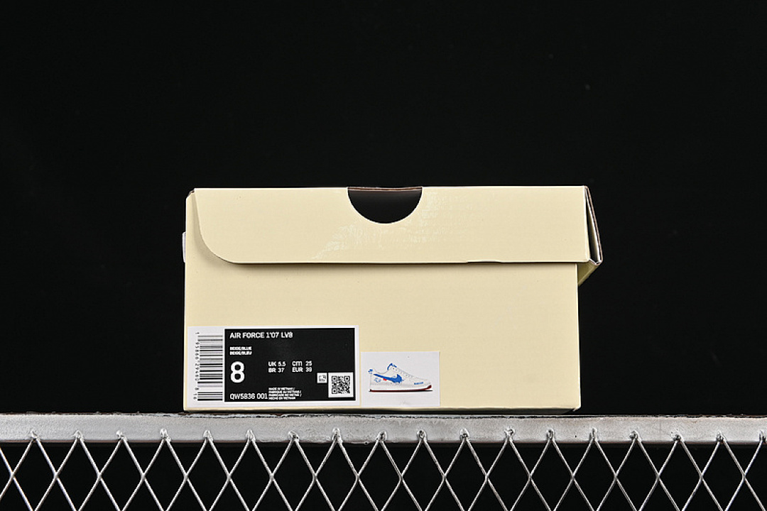 Nike [QW5836-001]-[AIR FORCE 1 07 LOW GREY/BEIGE/BLUE]-[WOMAN:36-39]-[MAN:40-45] - Image 12