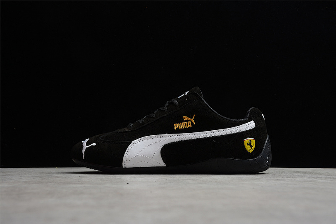 Puma [300833-01]-[FUTURE CAT LEATHER SF BLACK/WHITE/GOLD]-[WOMAN:36-39]-[MAN:40-45], photo 1