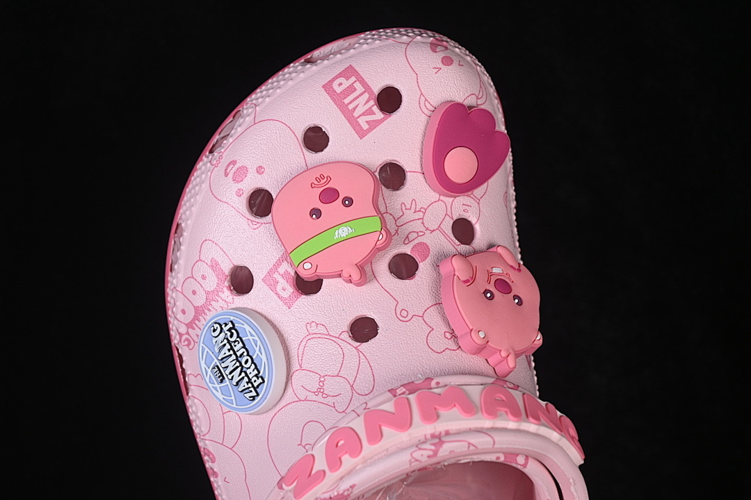 Crocs [CASUAL SLIP-ON SHOES PINK/PINK/PINK]-[WOMAN:36-39]-[MAN:40] - Image 6