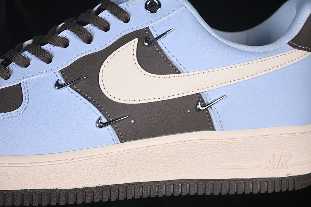 Nike [IV4089-011]-[AIR FORCE 1 LOW HYDROGEN BLUE/IRON GREY]-[WOMAN:35.5-39]-[MAN:40-45] - Image 8