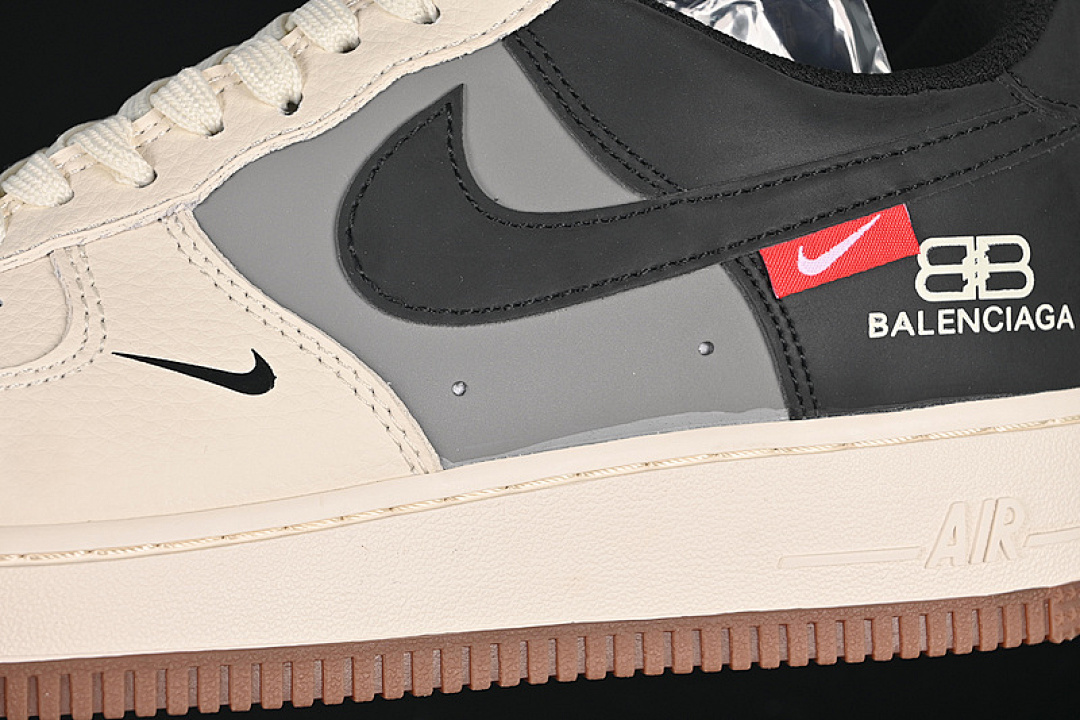 Nike [HJ3318-005]-[AIR FORCE 1 07 LOW BEIGE/GREY/BLACK]-[WOMAN:36-39]-[MAN:40-45] - Image 8