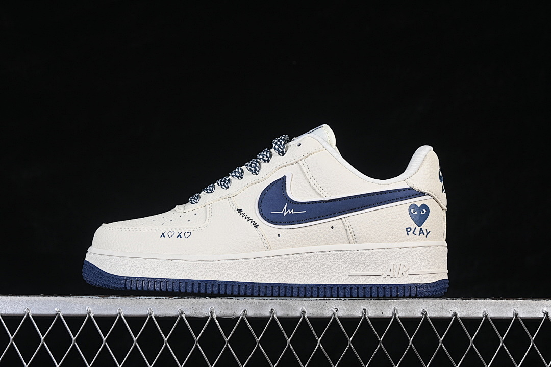 Nike [LD1999-004]-[AIR FORCE 1 07 LOW WHITE/BLUE/WHITE]-[WOMAN:36-39]-[MAN:40-45] - Image 2