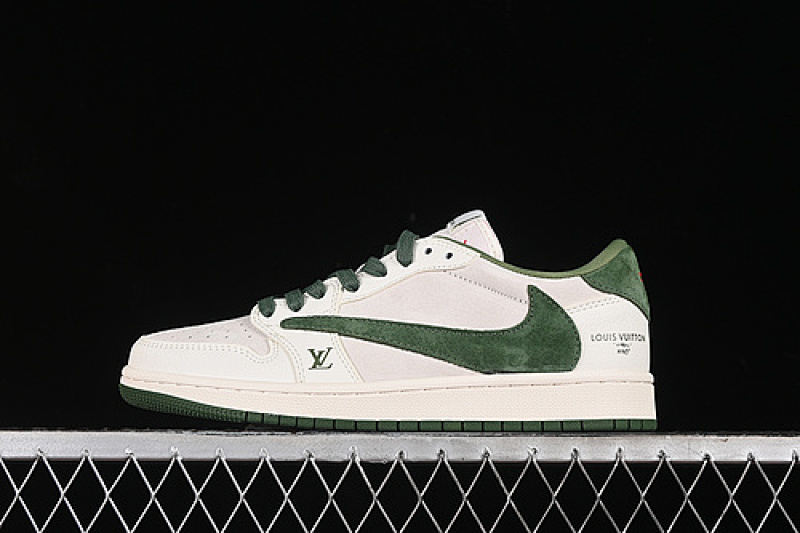 Jordan TRAVIS SCOTT X FRAGMENT DESIGN AIR Jordan 1 LOW OG SP GREY/GREEN · XZ1268-005, photo 1