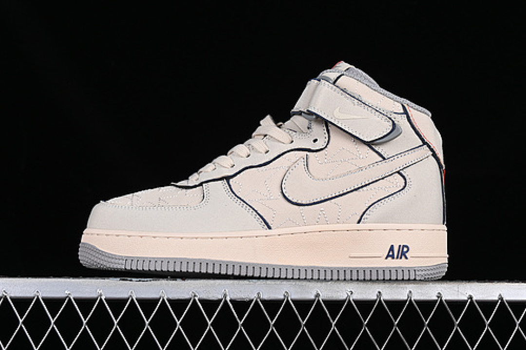 Nike [DZ5367-219]-[AIR FORCE 1 07 MID BLACK/GREY/YELLOW]-[WOMAN:36-39]-[MAN:40-45], photo 1
