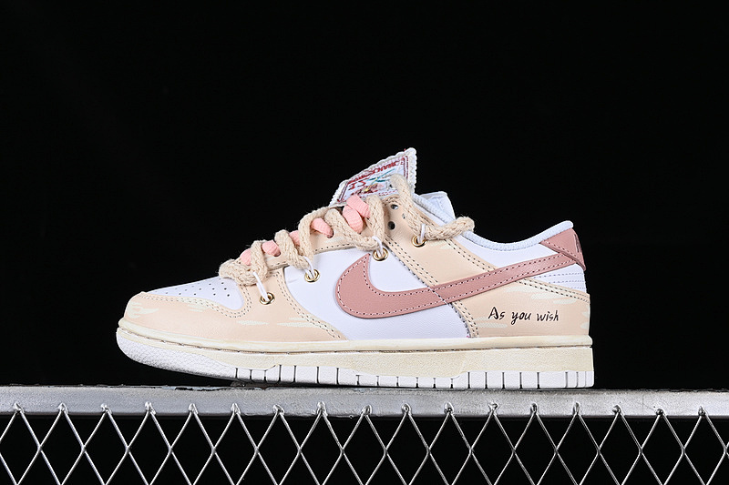 Nike DUNK LOW WHITE/BROWN/PINK · DH9765-100, photo 1