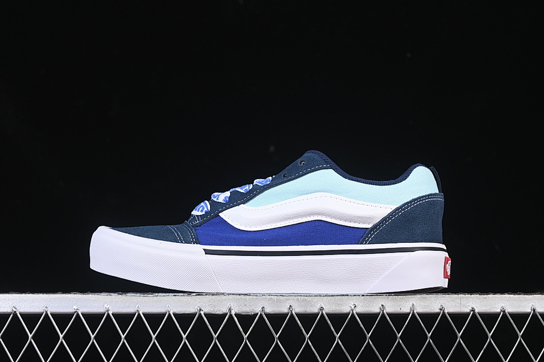 Unbranded [VN0009QCY6Z]-[RETRO CASUAL CANVAS SKATE SHOES NAVY BLUE/WHITE/BLUE]-[WOMAN:35-39]-[MAN:40-44], photo 1
