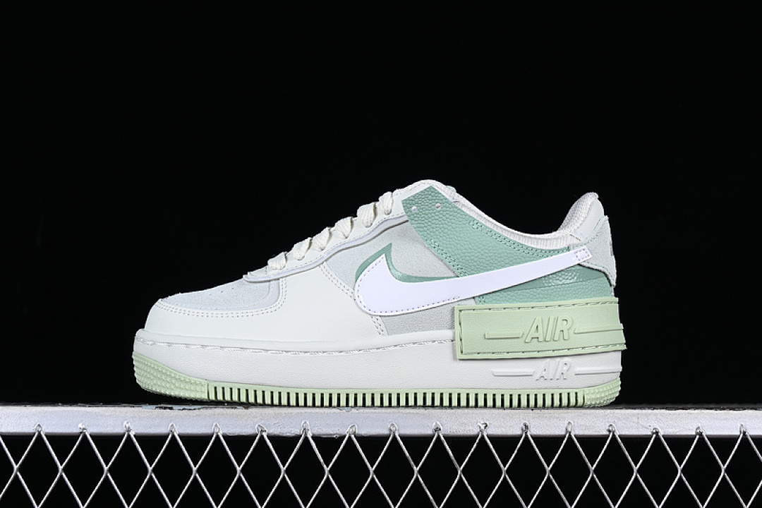 Nike Nike WMNS AIR FORCE 1 SHADOW SPRUCE AURA/WHITE/PISTACHIO FROST · CW2655-001, photo 1