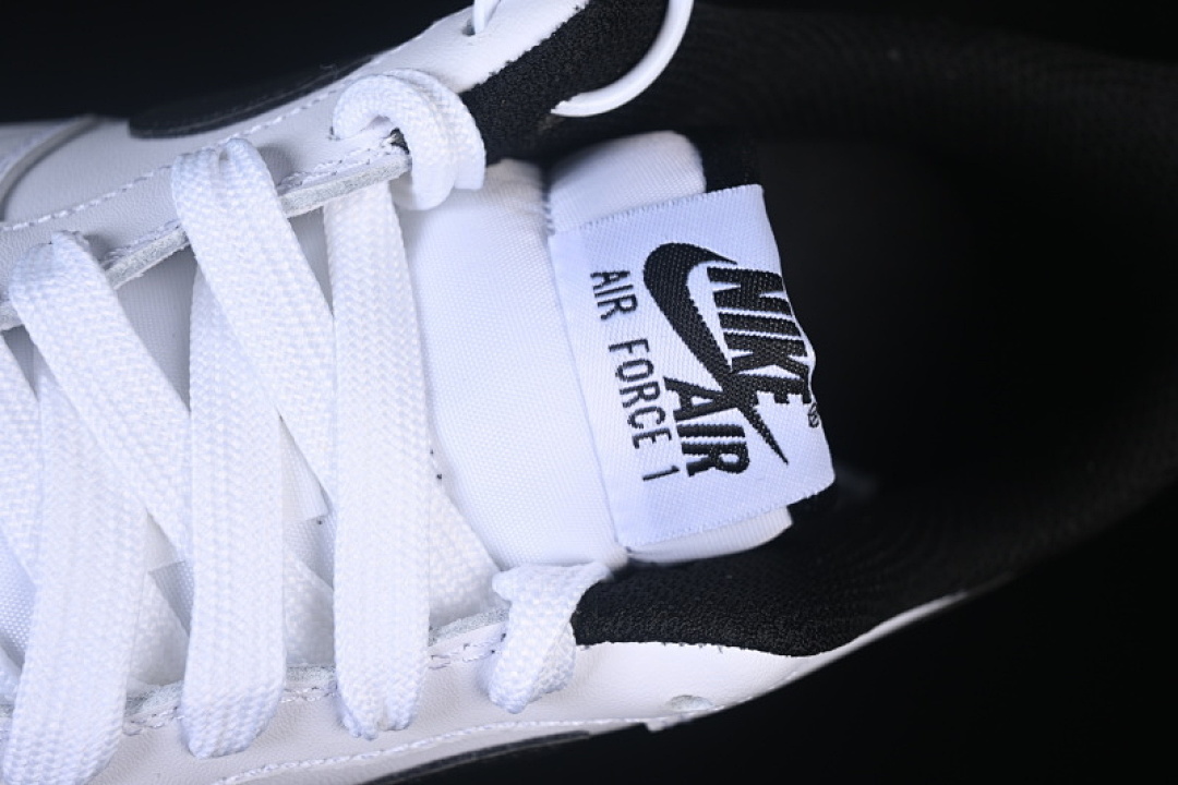 Nike [HQ1911-100]-[AIR FORCE 1 07 LOW CASUAL SNEAKERS BLACK/WHITE]-[WOMAN:35.5-39]-[MAN:40] - Image 8