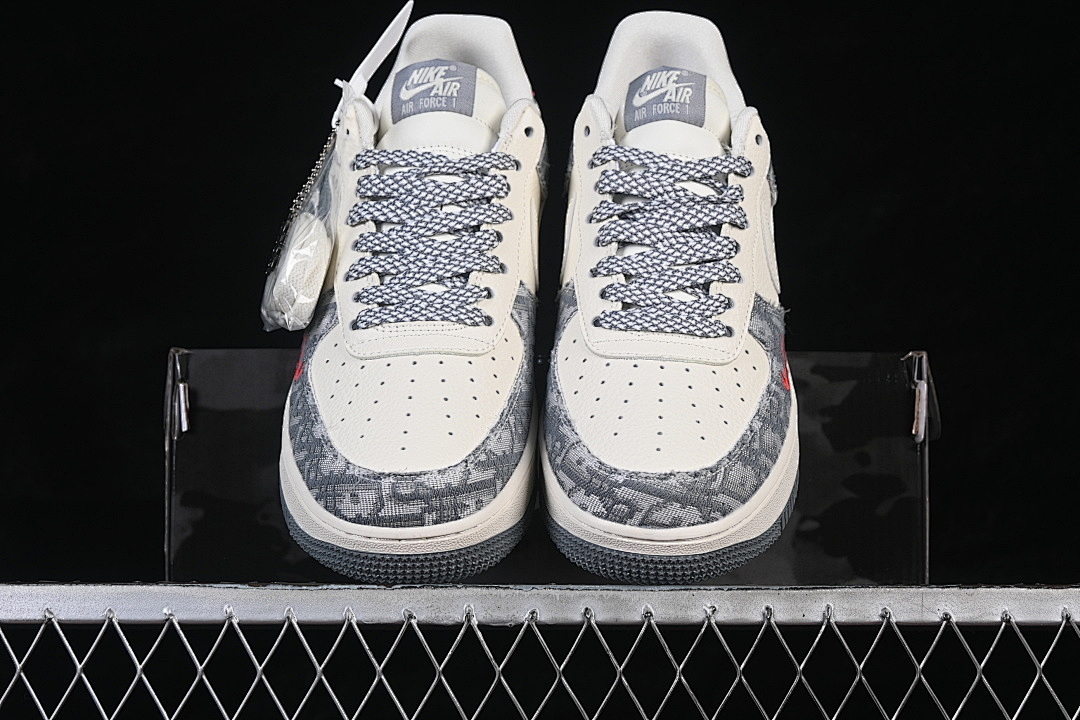 Nike [DN1688-812]-[AIR FORCE 1 07 LOW WHITE/GREY/RED]-[WOMAN:36-39]-[MAN:40-45] - Image 13