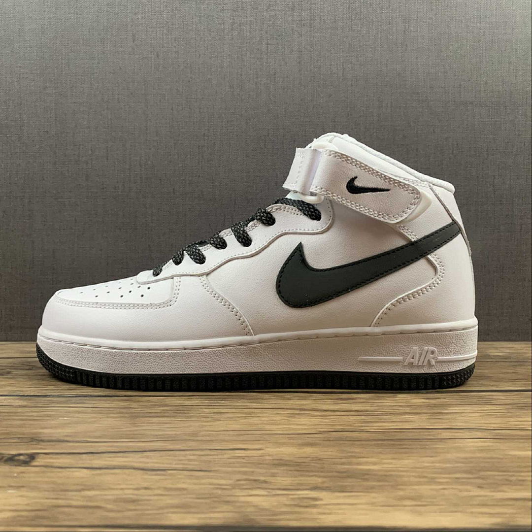 Nike [366731-808]-[AIR FORCE 1 MID 07 LV8 WHITE/WHITE/BLACK]-[WOMAN:36-39]-[MAN:40-45], photo 1
