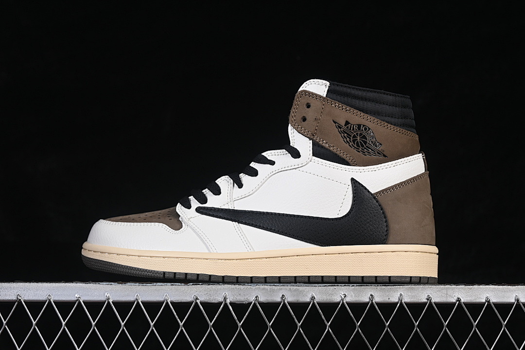 Jordan [CD4487-001]-[AIR JORDAN 1 HIGH BASKETBALL SHOES BROWN/BLACK/WHITE]-[WOMAN:36-39]-[MAN:40-48.5], photo 1