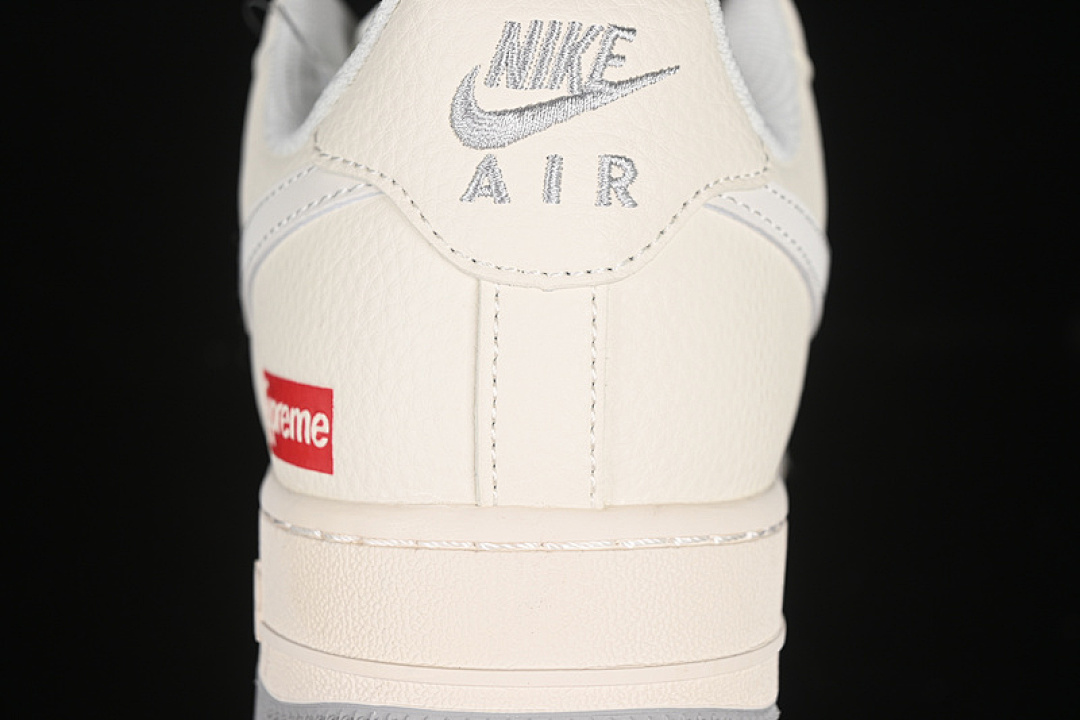 Nike [XX3168-157]-[AIR FORCE 1 07 LOW SUPREME WHITE/GREY/RED]-[WOMAN:36-39]-[MAN:40-45] - Image 7