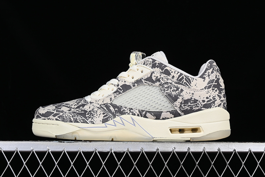 Jordan [DA8016-100]-[AIR JORDAN 5 LOW EXPRESSION WHITE/GREY/SILVER]-[WOMAN:36-39]-[MAN:40-47.5], photo 1