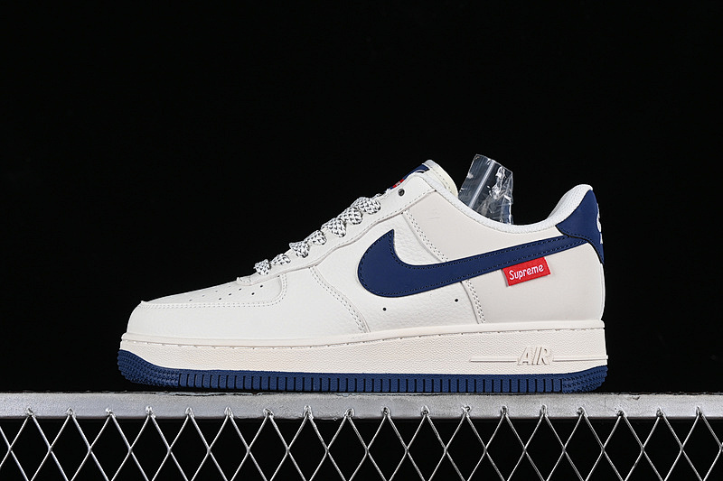 Nike Nike SUPREME AIR FORCE 1 07 LOW WHITE/GREY/BLUE · HD1968-025, photo 1