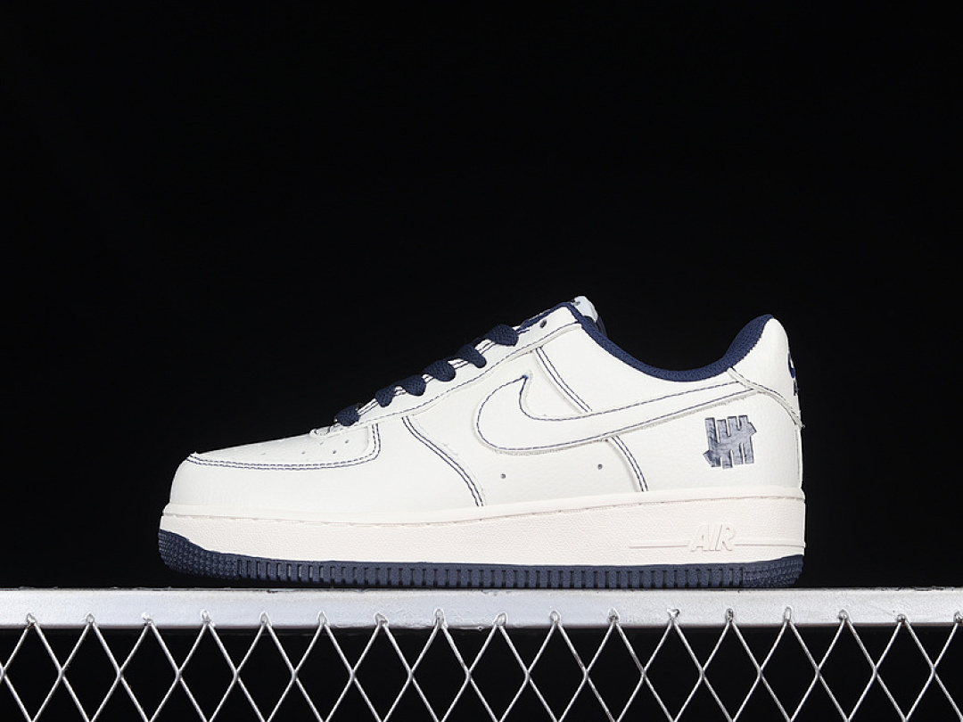 Nike [UN1315-800]-[AIR FORCE 1 LOW 07 X UNDEFEATED WHITE/DARK BLUE/WHITE]-[WOMAN:36-39]-[MAN:40-45], photo 1