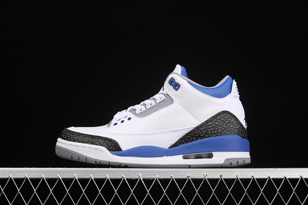 Jordan [CT8532-145]-[AIR JORDAN 3 RETRO WHITE/BLACK/CEMENT GREY/RACER BLUE]-[MAN:40-47.5], photo 1