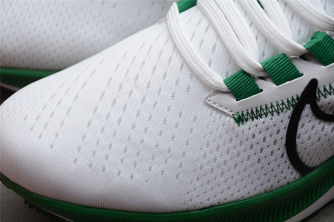 Nike [DH4252-100]-[AIR ZOOM PEGASUS 38 CLOUD WHITE/GREEN-BLACK]-[WOMAN:36-39]-[MAN:40-45] - Image 8