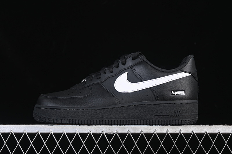 Nike Nike AIR FORCE 1 LOW SUPREME BLACK WHITE BLACK/WHITE/BLACK · CU9225-002, photo 1