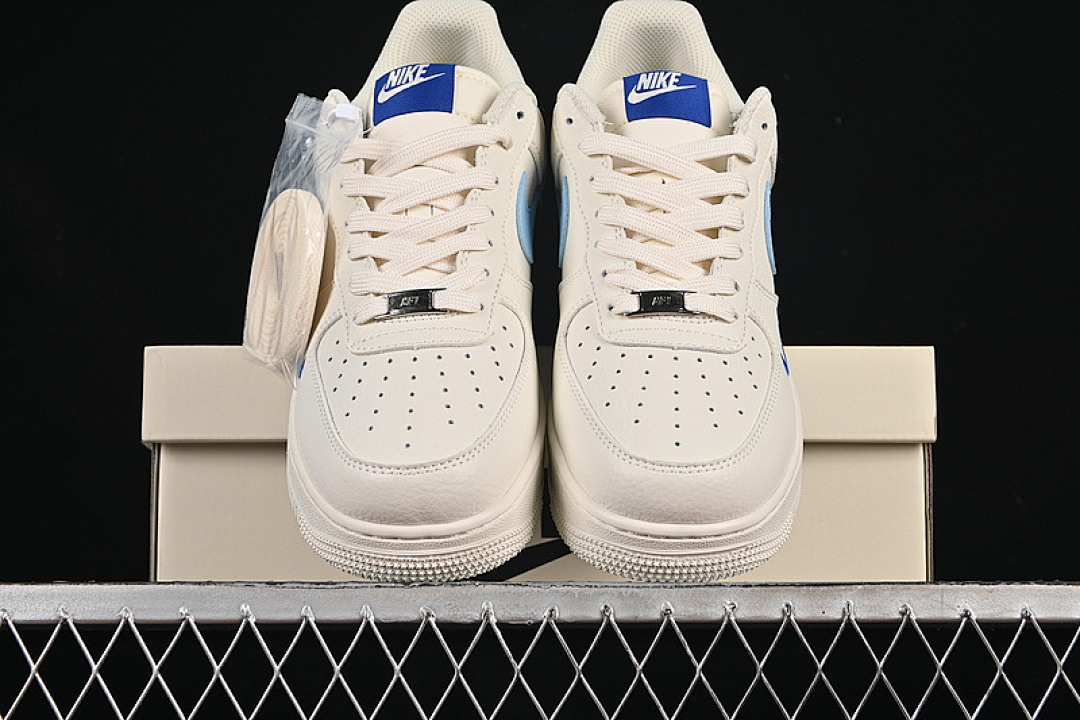 Nike [CS5288-027]-[AIR FORCE 1 07 LOW WHITE/BLUE]-[WOMAN:36-39]-[MAN:40-45] - Image 12