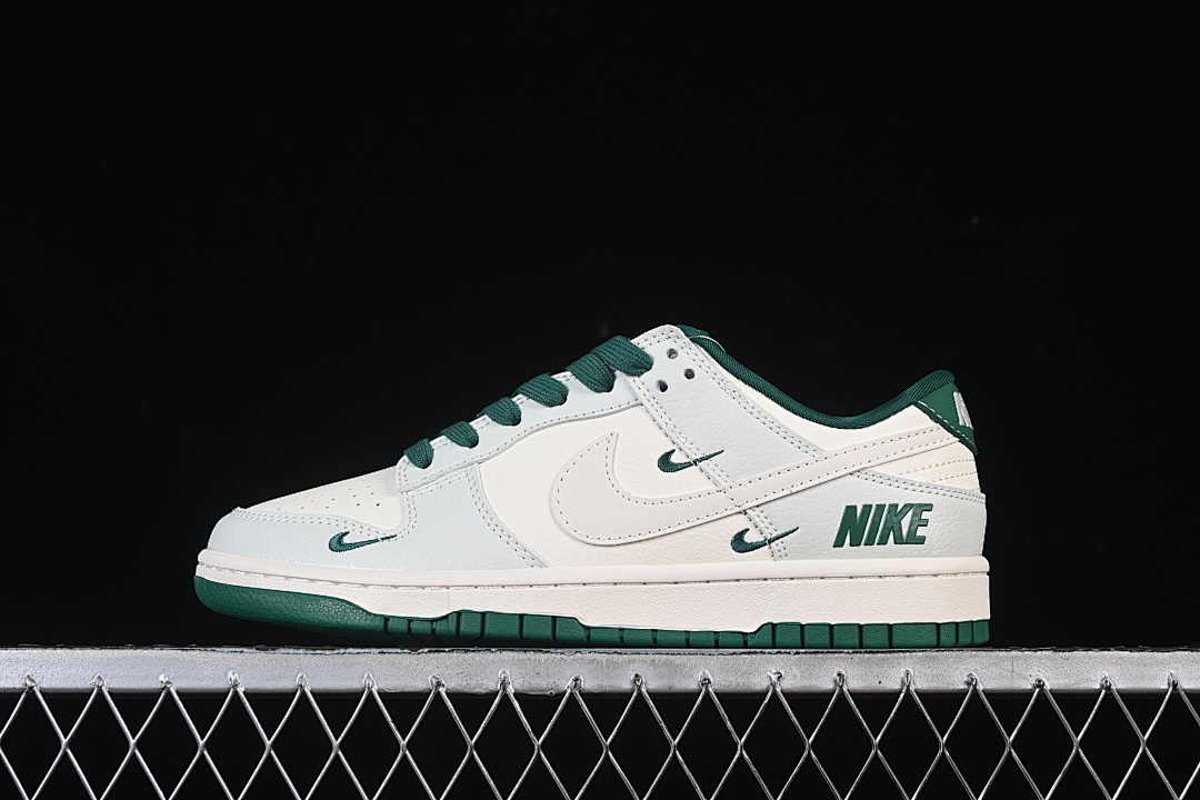 Nike SB DUNK LOW WHITE/GREEN · JP1628-063, photo 1