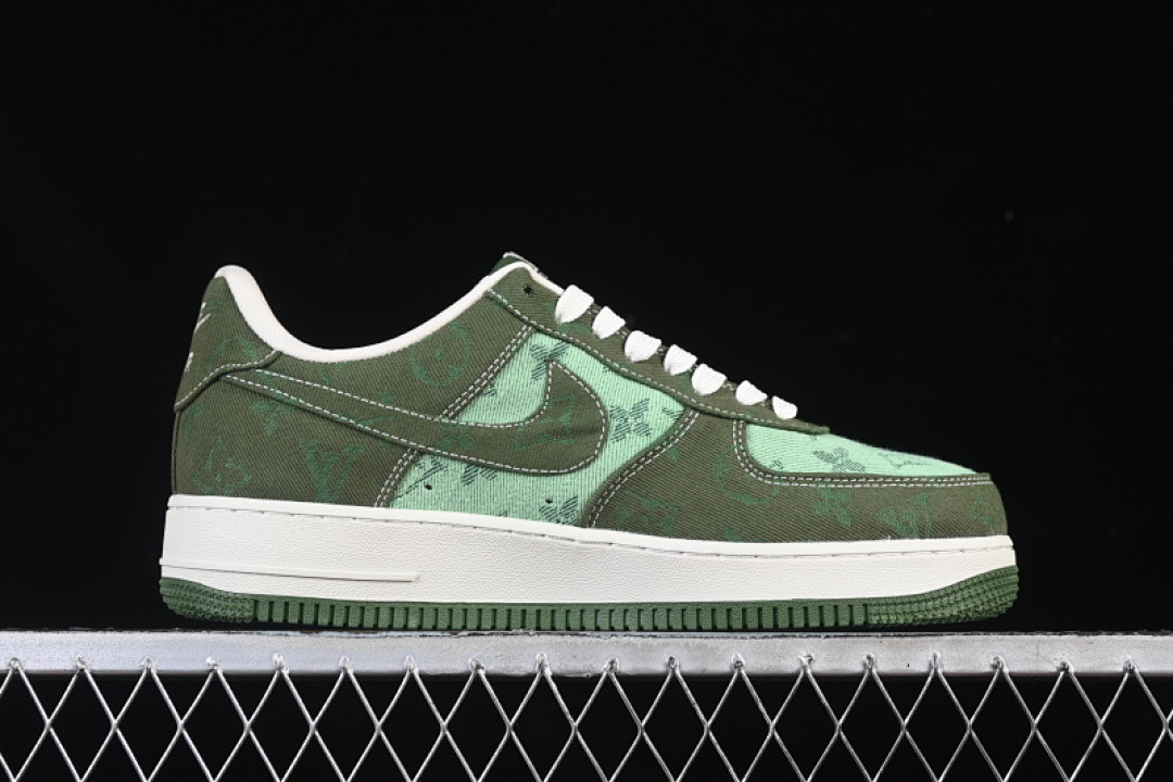 Nike [YF9511-822]-[AIR FORCE 1 07 LOW CASUAL SHOES DARK GREEN/WHITE]-[WOMAN:36-39]-[MAN:40-45] - Image 15