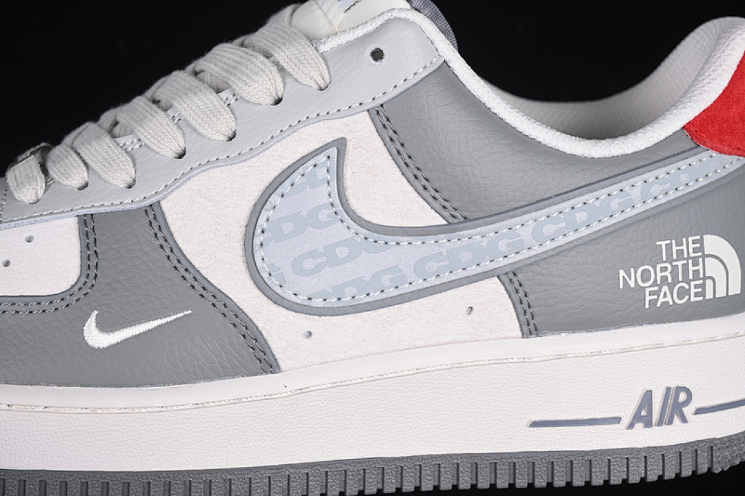 Nike [DM6688-050]-[AIR FORCE 1 07 LOW CDG WHITE/RED/GREY]-[WOMAN:36-39]-[MAN:40-45] - Image 9