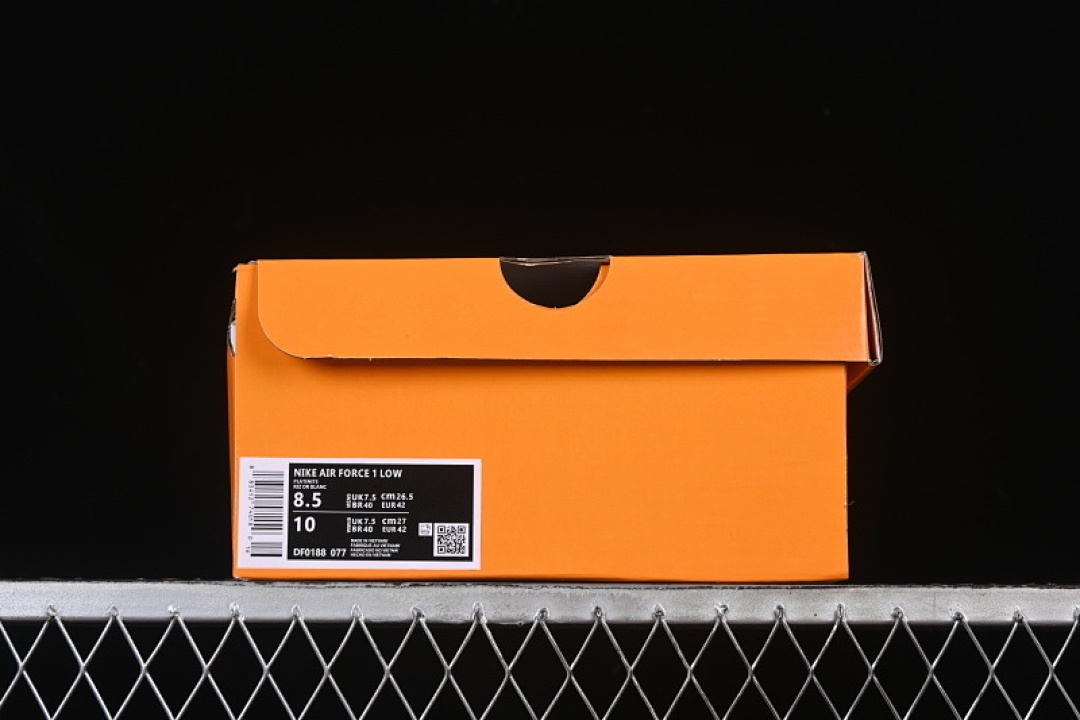 Nike [DF0188-077]-[AIR FORCE 1 07 LOW LV WHITE/GREY/BLACK]-[WOMAN:36-39]-[MAN:40-45] - Image 12