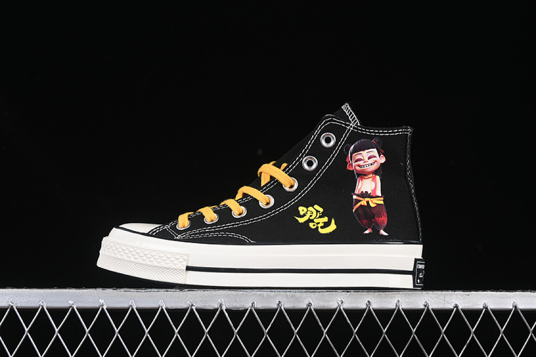 Converse Converse CHUCK 1970S BLACK/WHITE/YELLOW · 162050C, photo 1