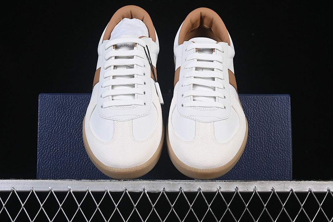 Dior [LOW-TOP DERBY SHOES WHITE/BROWN/WHITE]-[WOMAN:39]-[MAN:40-45] - Image 12