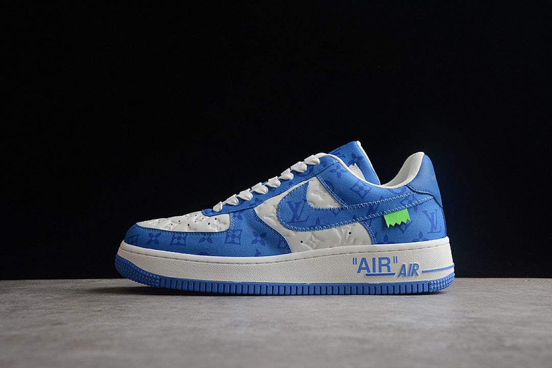 Nike [L*V X AIR FORCE 1 LOW 07 BLUE/BLUE/WHITE]-[MAN:38-45], photo 1