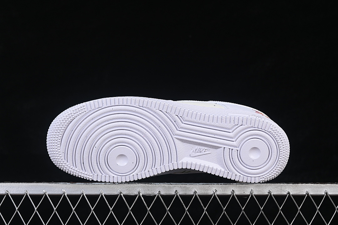 Nike [IQ1133-111]-[AIR FORCE 1 07 LOW CASUAL SNEAKERS WHITE/RED]-[WOMAN:36-39]-[MAN:40-45] - Image 15