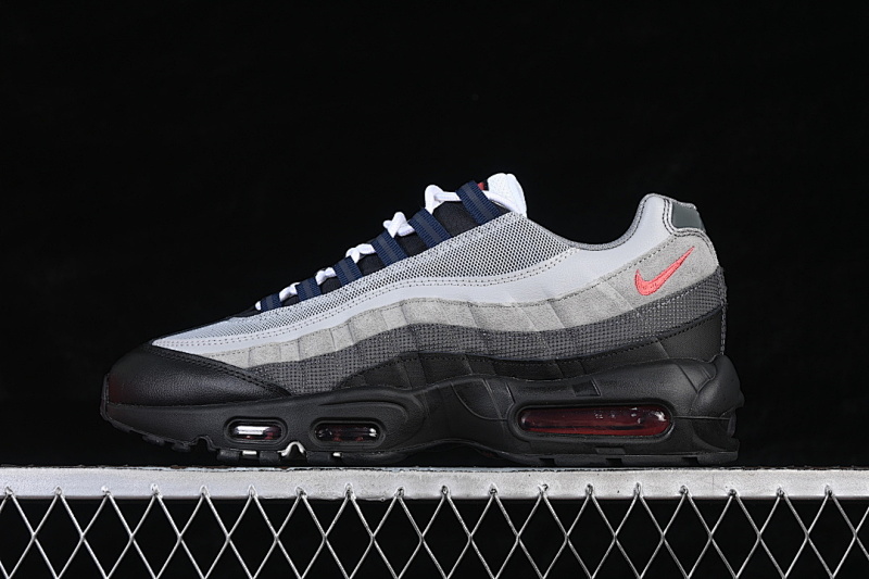 Nike AIR MAX 95 BLACK/ANTHRACITE/SMOKE GREY/TRACK RED · DM0011-007, photo 1