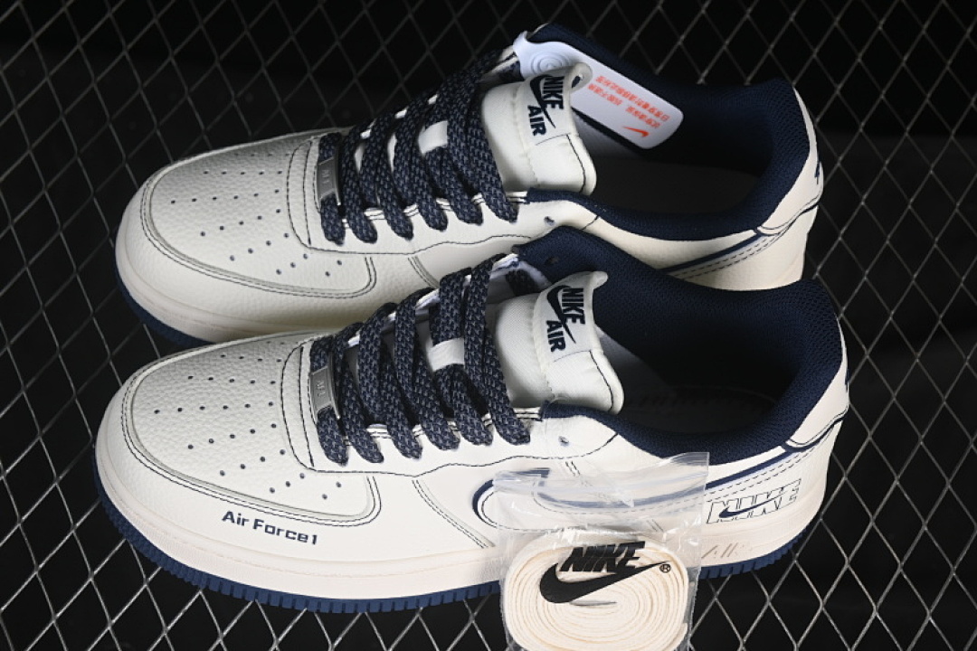 Nike [JP8028-013]-[AIR FORCE 1 07 LOW WHITE/BLUE]-[WOMAN:36-39]-[MAN:40-45] - Image 11