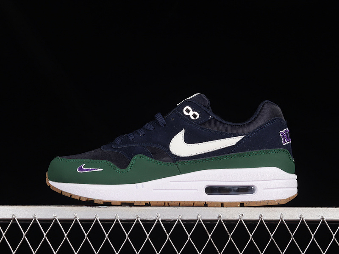 Nike AIR MAX 1 QS LETTERMAN PACK OBSIDIAN/WHITE/MIDNIGHT NAVY/GORGE GREEN · DV3887-400, photo 1