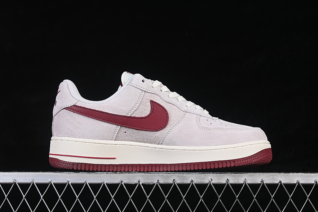 Nike [DD1982-342]-[AIR FORCE 1 07 LOW BEIGE/WINE RED]-[WOMAN:36-39]-[MAN:40-45] - Image 16