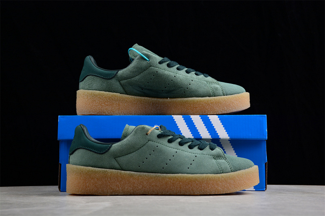 Adidas [FZ6444]-[ADIDAS SAMBA VEGAN TEAM STAN SMITH CREPE PANTONE/SHADOW GREEN/SUPPLIER COLOUR] - Image 3