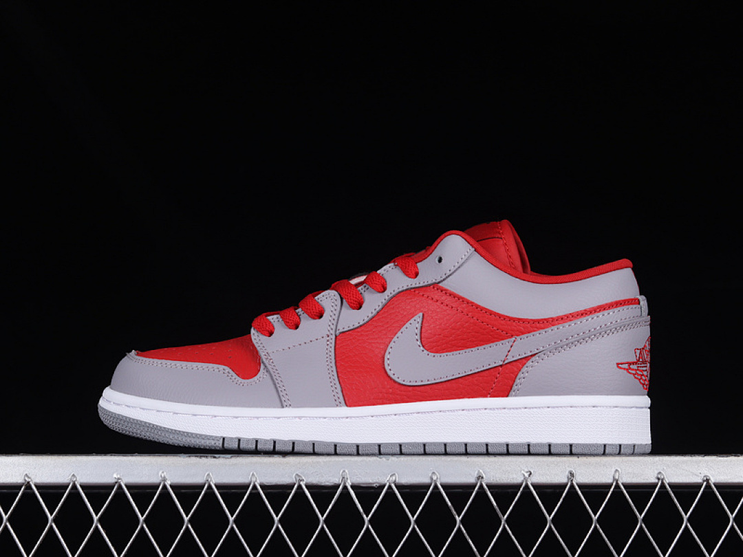 Jordan AIR Jordan 1 LOW SE SPLIT GYM RED/CEMENT GREY/BLACK/WHITE · DR0502-600, photo 1