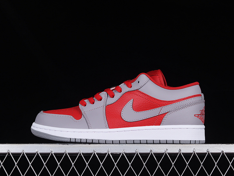 Jordan AIR Jordan 1 LOW SE SPLIT GYM RED/CEMENT GREY/BLACK/WHITE · DR0502-600, photo 1
