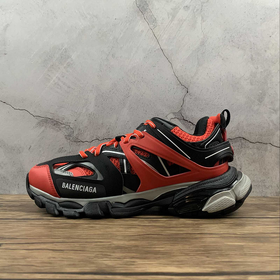 [Balenciaga TRACK 2.0 SNEAKERS BLACK/RED/WHITE]-[WOMAN:35-39]-[MAN:40-46], photo 1