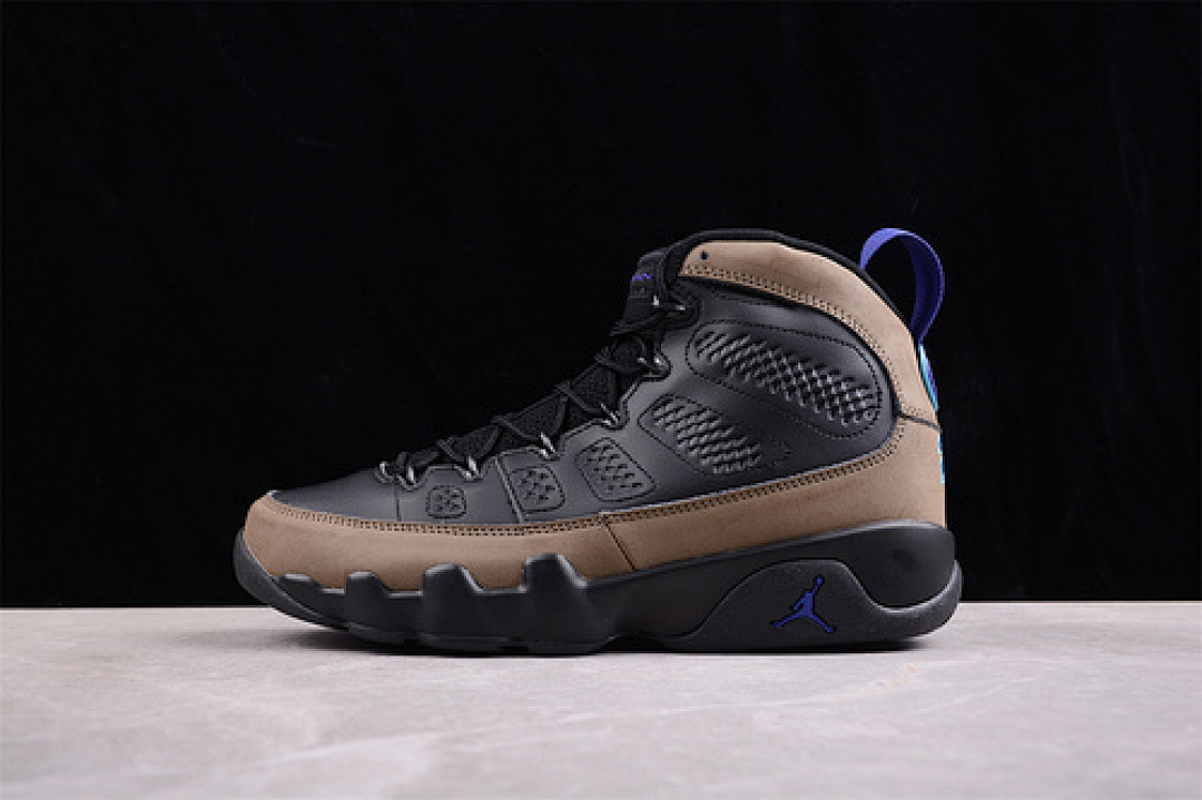 Jordan AIR Jordan 9 RETRO BLACK/BRIGHT CONCORD/LIGHT OLIVE/AQUATONE · CT8019-034, photo 1