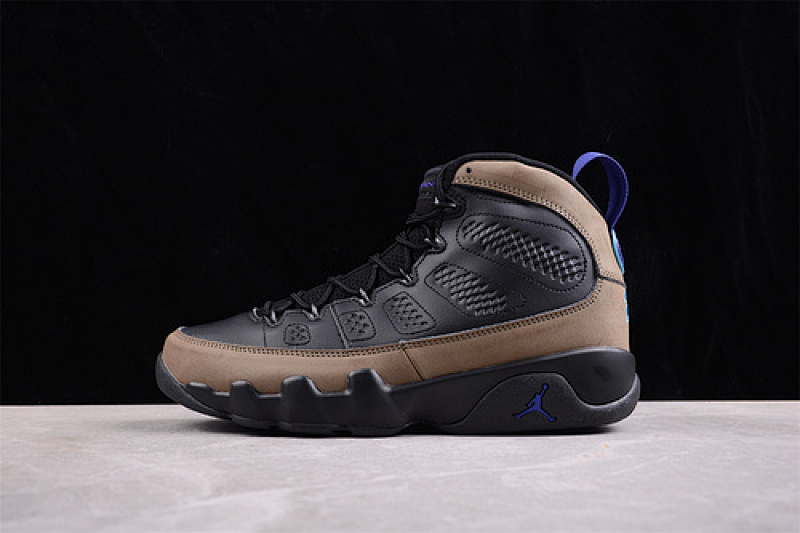 Jordan AIR Jordan 9 RETRO BLACK/BRIGHT CONCORD/LIGHT OLIVE/AQUATONE · CT8019-034, photo 1