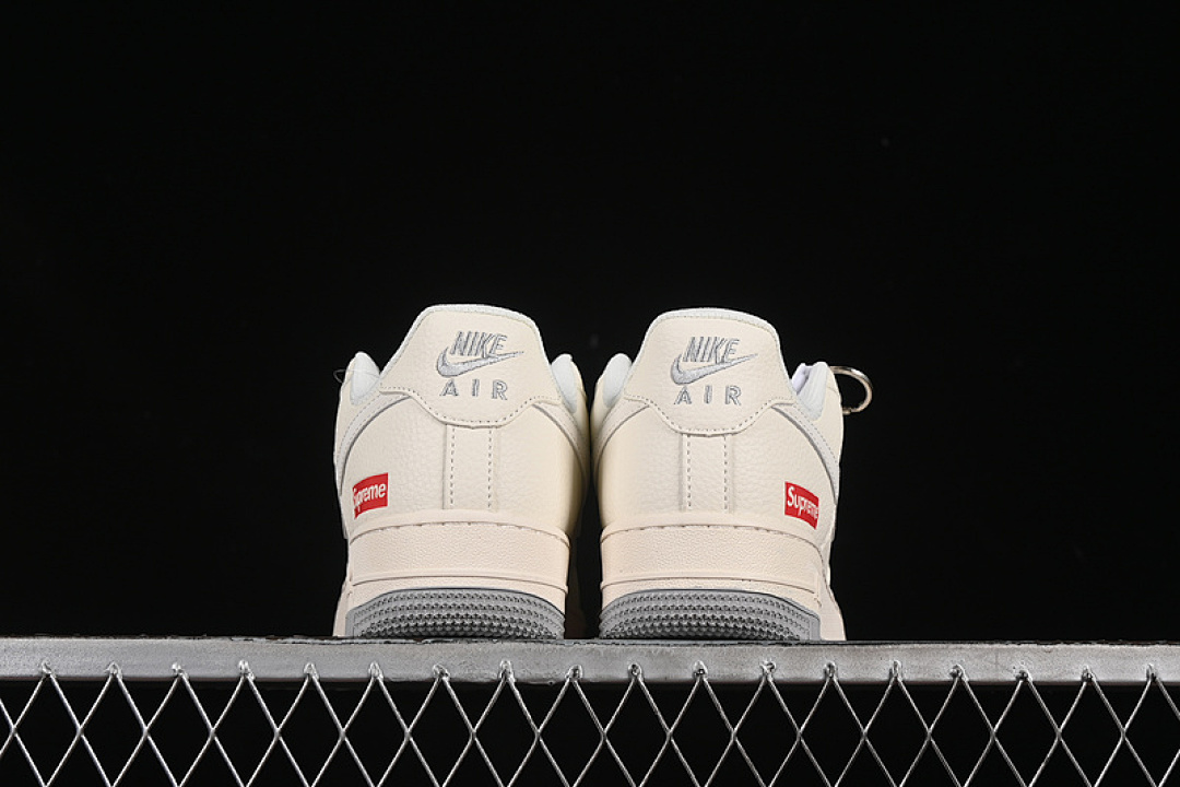 Nike [XX3168-157]-[AIR FORCE 1 07 LOW SUPREME WHITE/GREY/RED]-[WOMAN:36-39]-[MAN:40-45] - Image 14